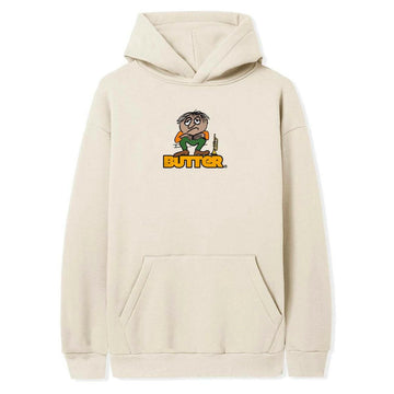 Butter Goods - Blues Logo Hoodie Cream.