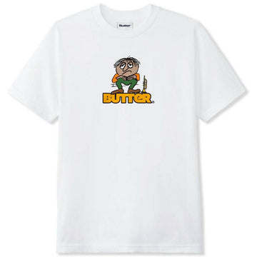 Butter Goods - Blues Logo Tee White.