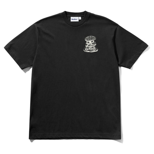 Butter Goods Boulder Terrain Tee Black - front