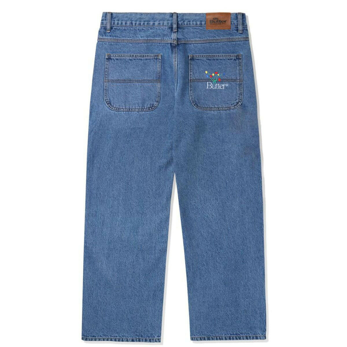Butter Goods - Bouquet Denim Jeans Washed Indigo.