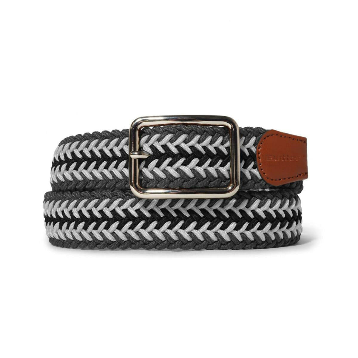Butter Goods - Braided Belt Charcoal.