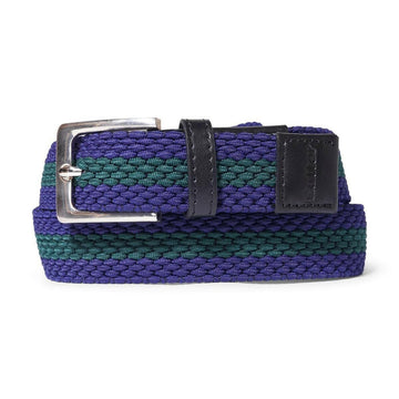 Butter Goods - Braided Belt Navy/Green.