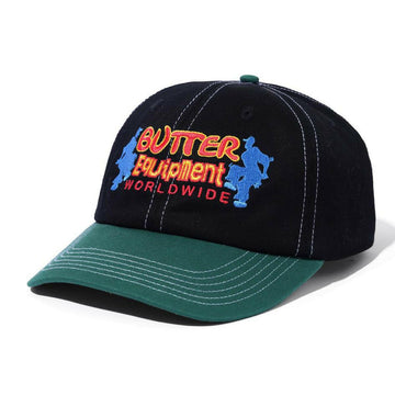 Butter Goods - Breaker 6 Panel Cap Black/Forest.