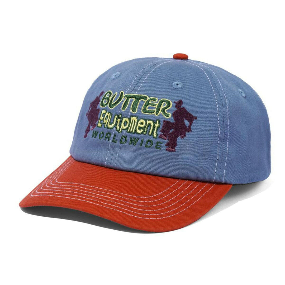 Butter Goods - Breaker 6 Panel Cap Ocean/Rust.