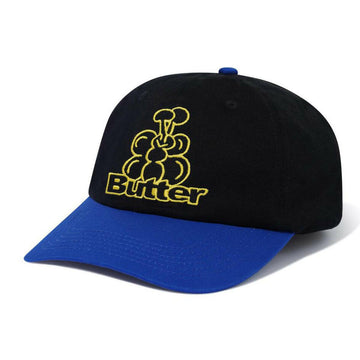 Butter Goods - Bugs 6 Panel Cap Black/Royal.