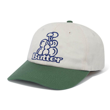Butter Goods - Bugs 6 Panel Cap Natural/Forest.