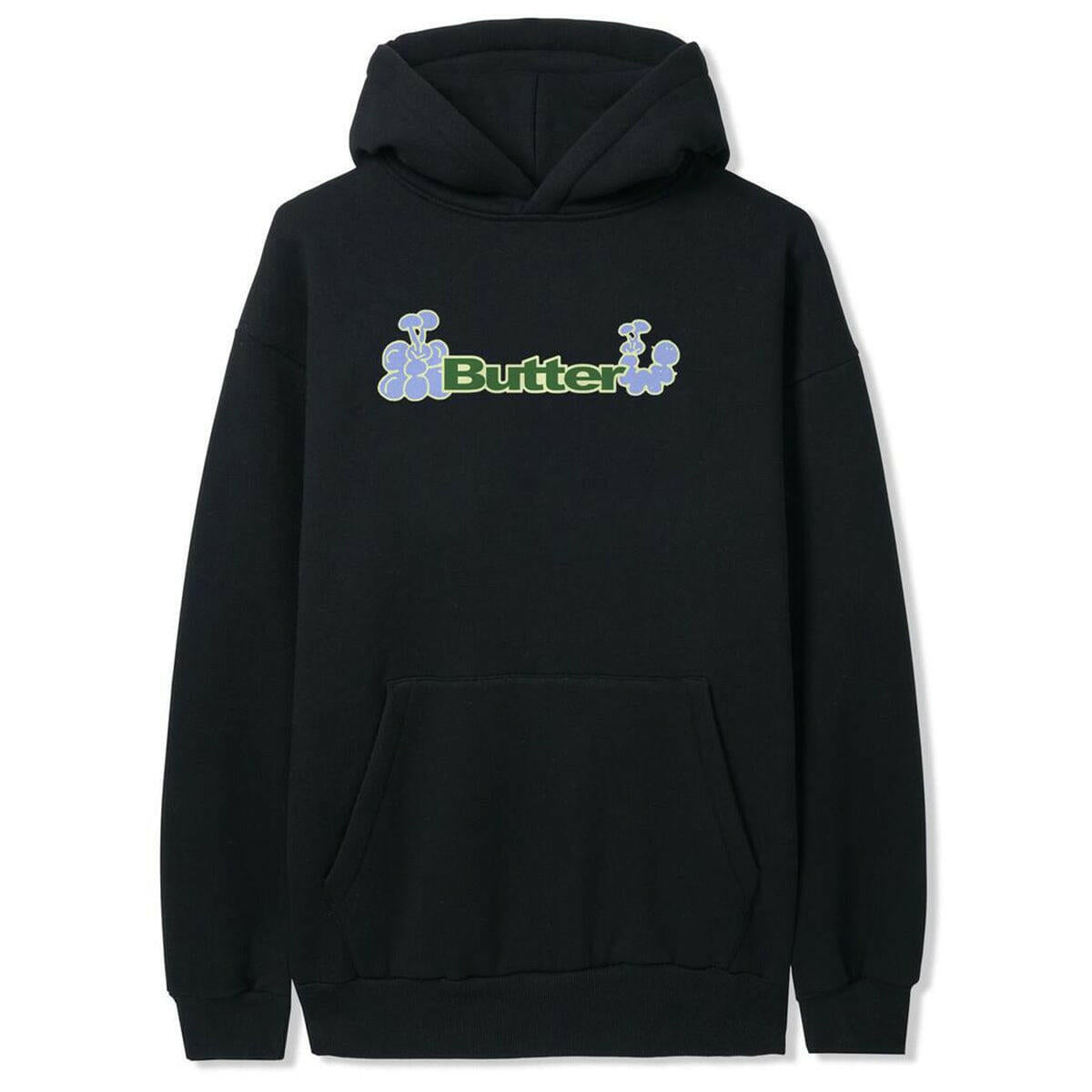 Butter Goods - Bugs Logo Hoodie Black.