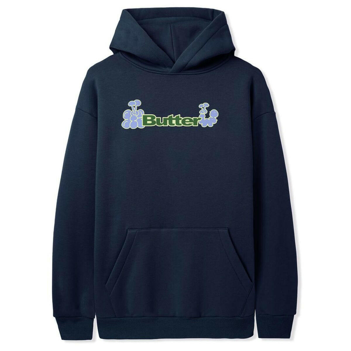Butter Goods - Bugs Logo Hoodie Navy.