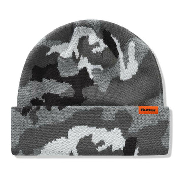 Butter Goods - Camo Cuff Beanie Snow Camo.