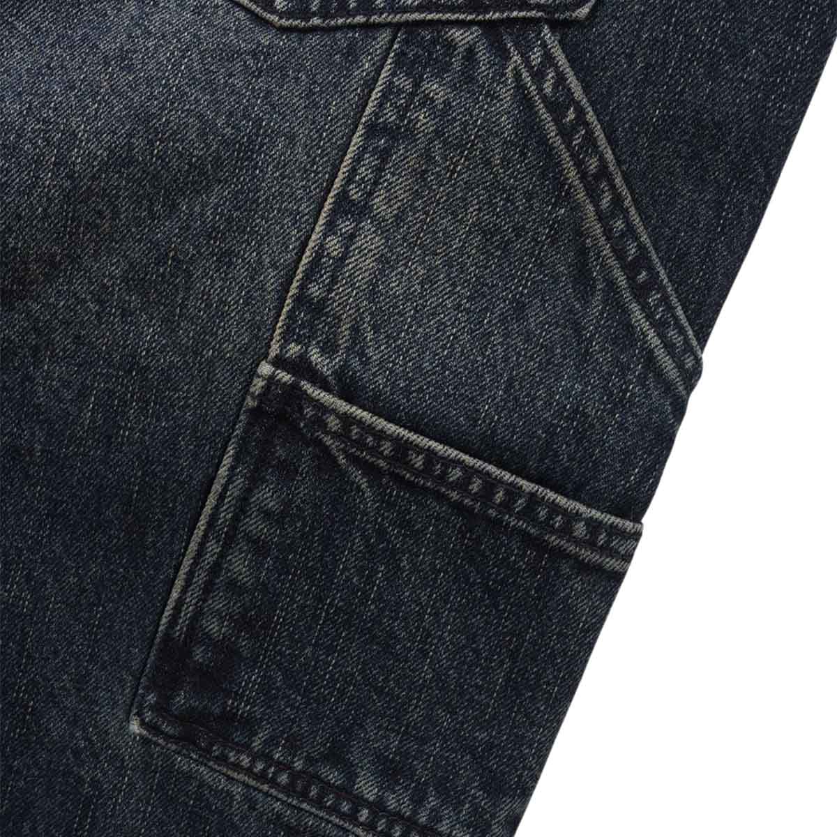 Butter Goods Carpenter Denim Shorts Slub Dark Indigo Pocket