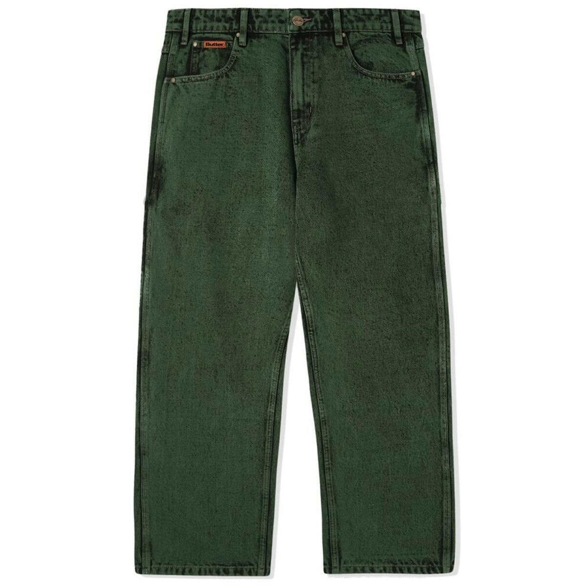 Butter Goods - Caterpillar Denim Jeans Army Wash.