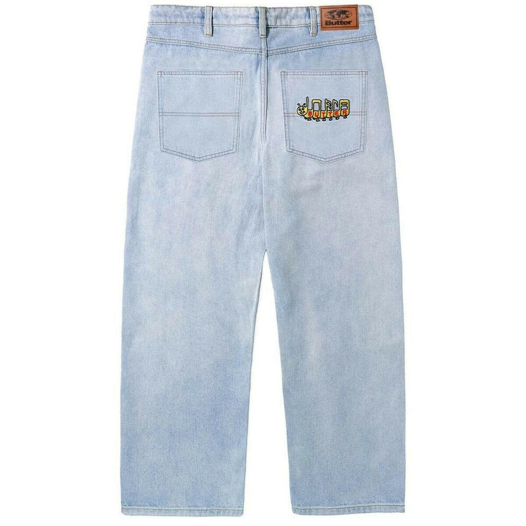 Butter Goods Caterpillar Denim Jeans Light Blue