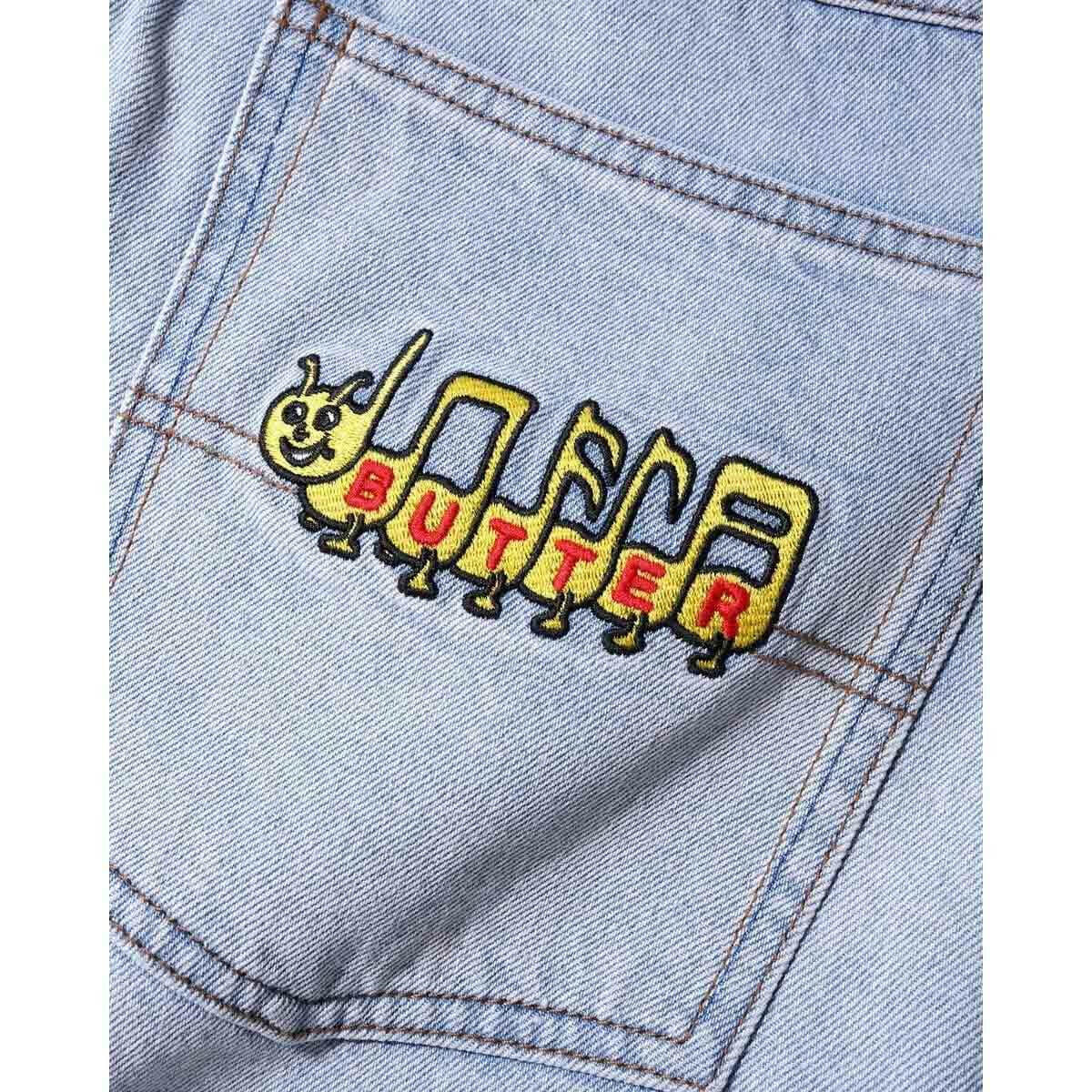 Butter Goods - Caterpillar Denim Jeans Light Blue.