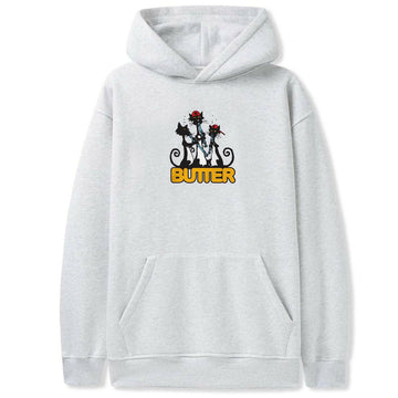 Butter Goods - Cats Hoodie Ash.