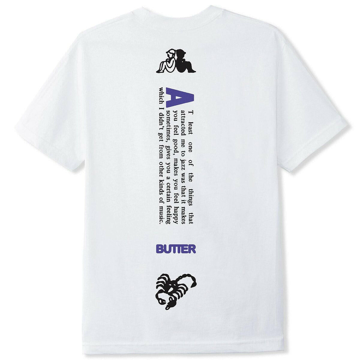 Butter Goods - Certain Feeling Tee White.