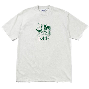 Butter Goods Channel Tee Ash