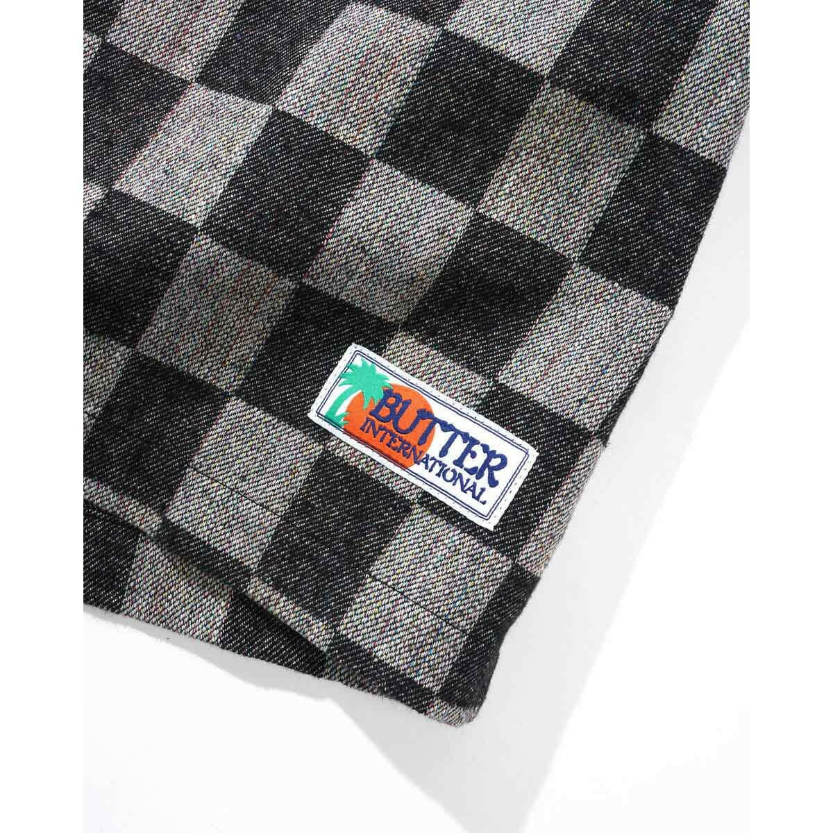 Butter Goods - Checker Vacation Shirt Black.