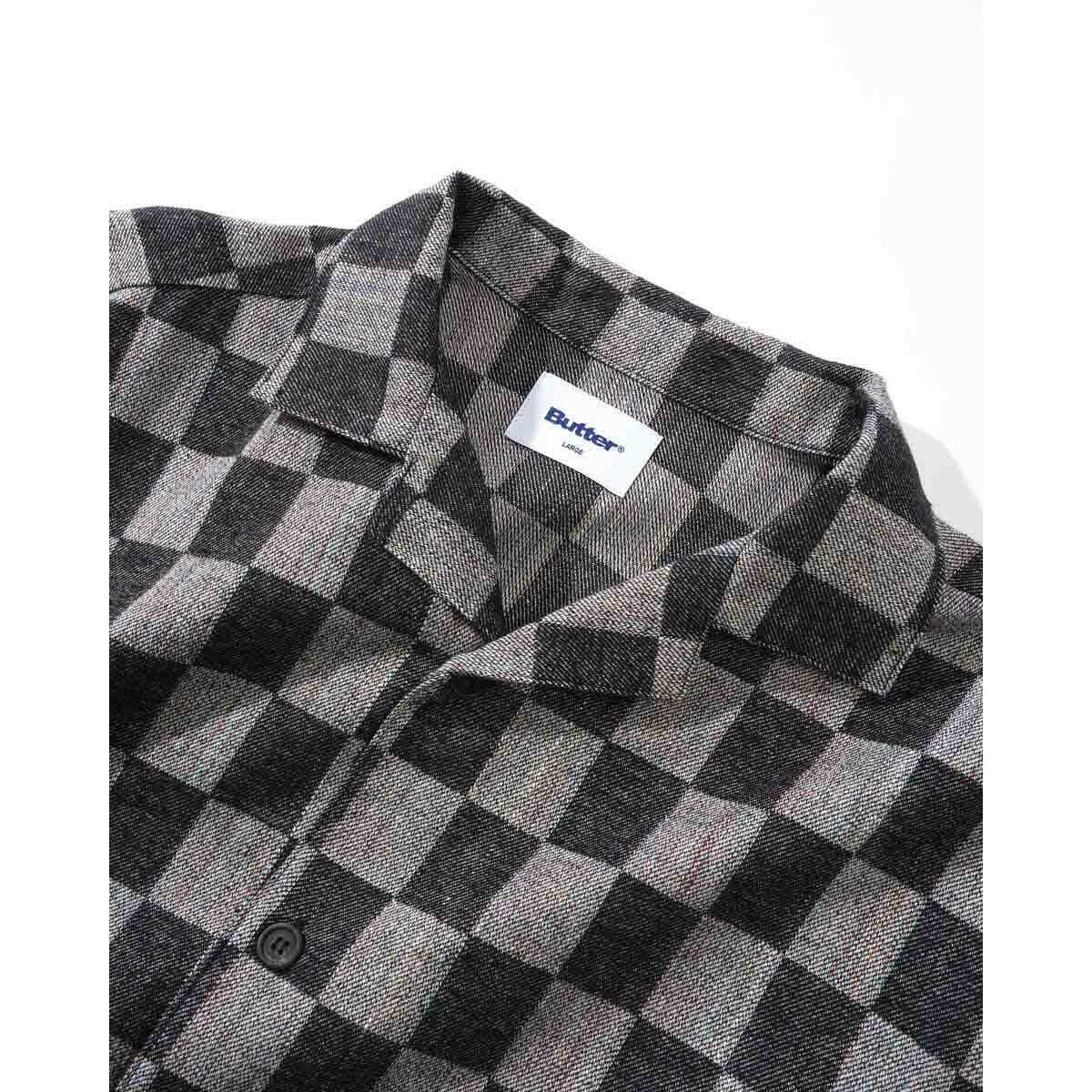 Butter Goods - Checker Vacation Shirt Black.