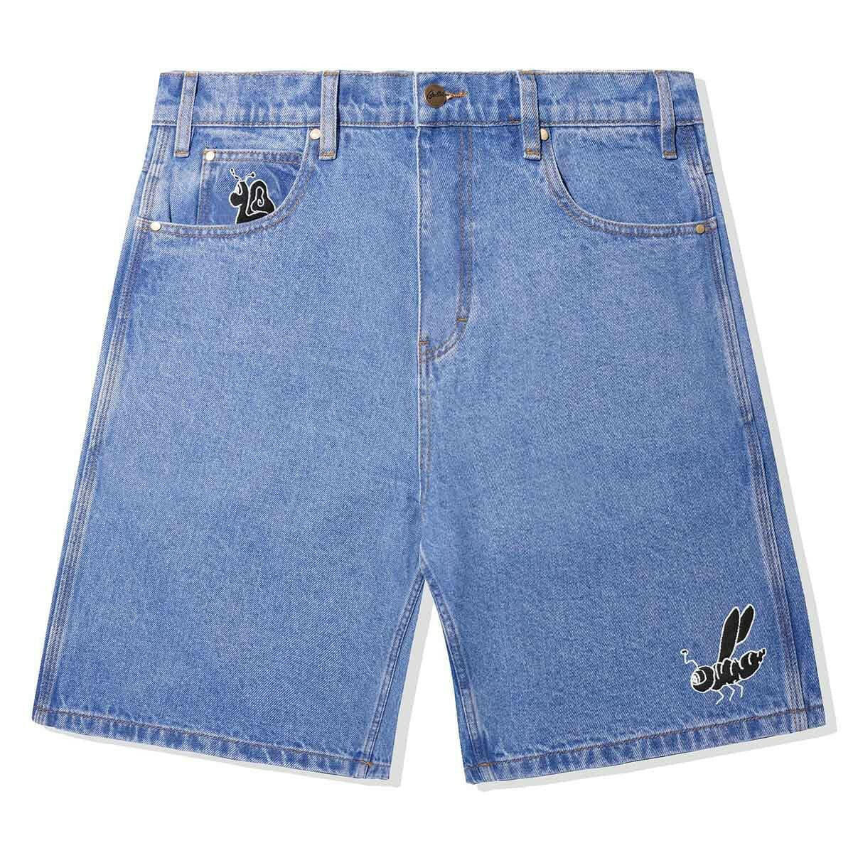 Butter Goods - Critter Baggy Denim Shorts Washed Indigo