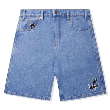 Butter Goods - Critter Baggy Denim Shorts Washed Indigo.