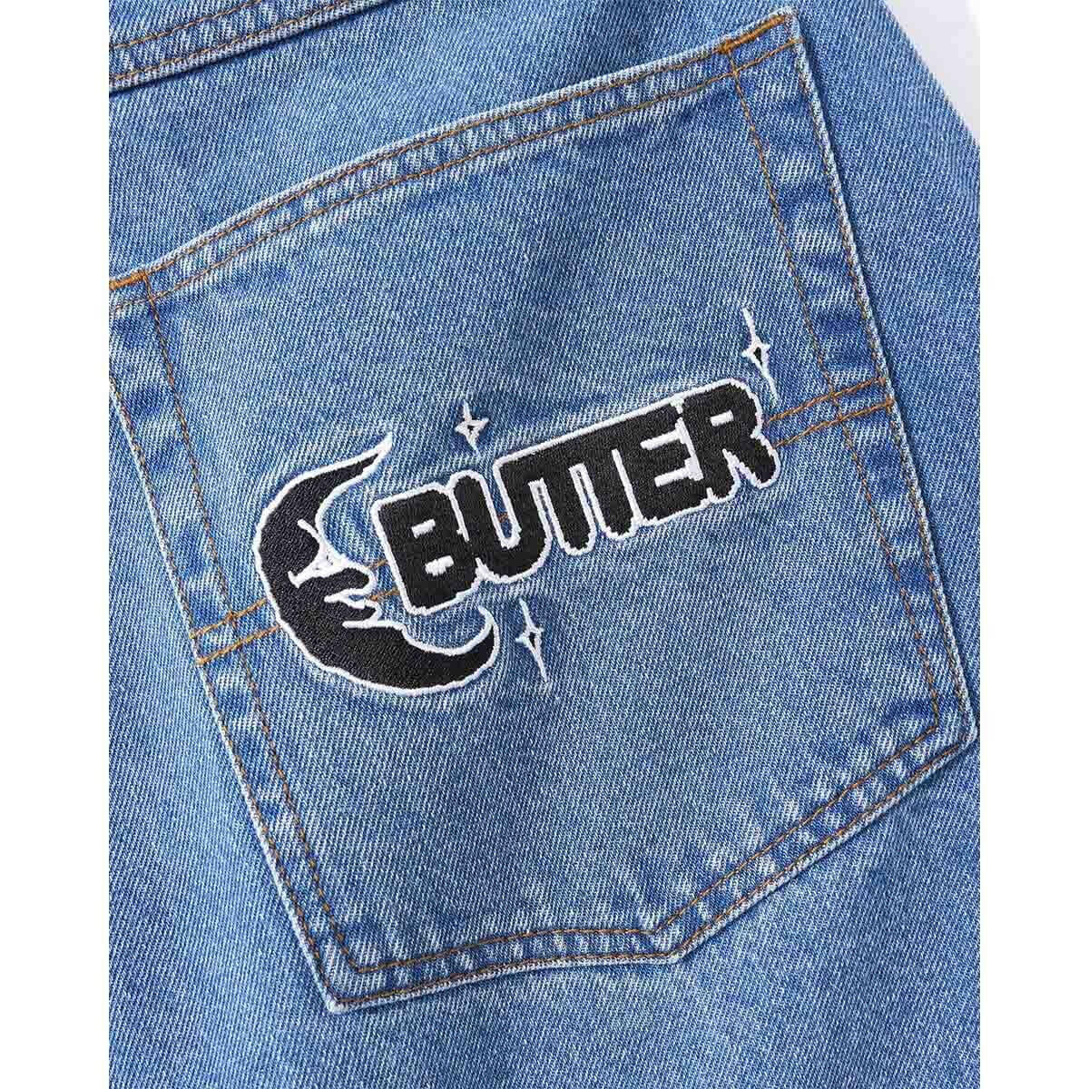 Butter Goods - Critter Denim Jeans Washed Indigo.