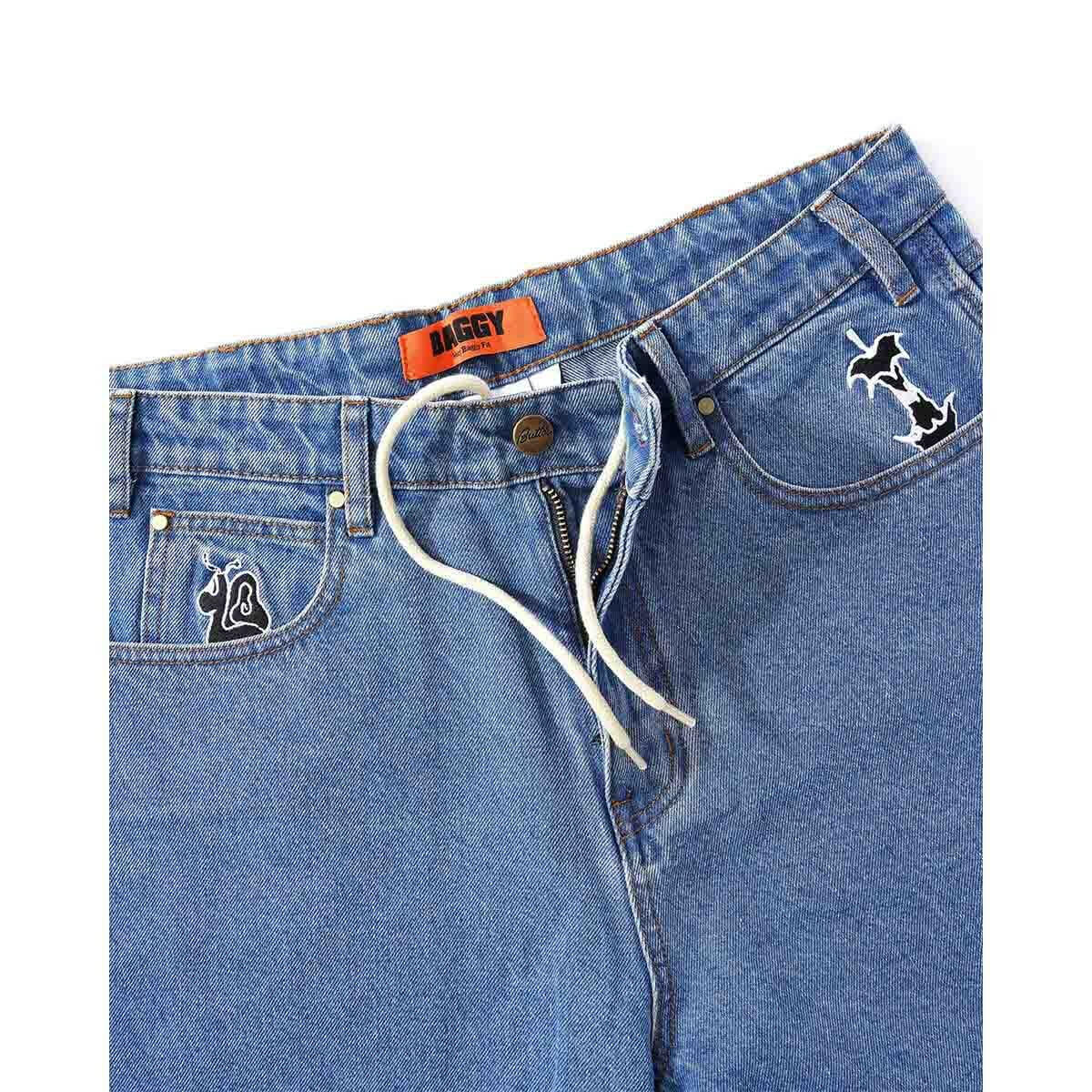 Butter Goods - Critter Denim Jeans Washed Indigo.