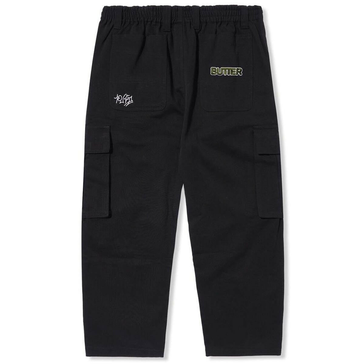 Butter Goods - Dougie Cargo Pants Black.