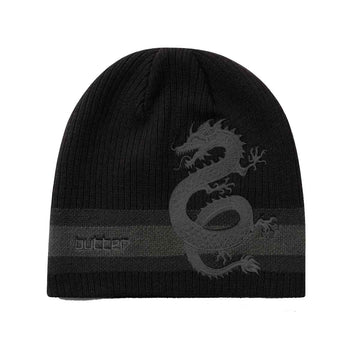 Butter Goods Dragon Skully Beanie Black Front