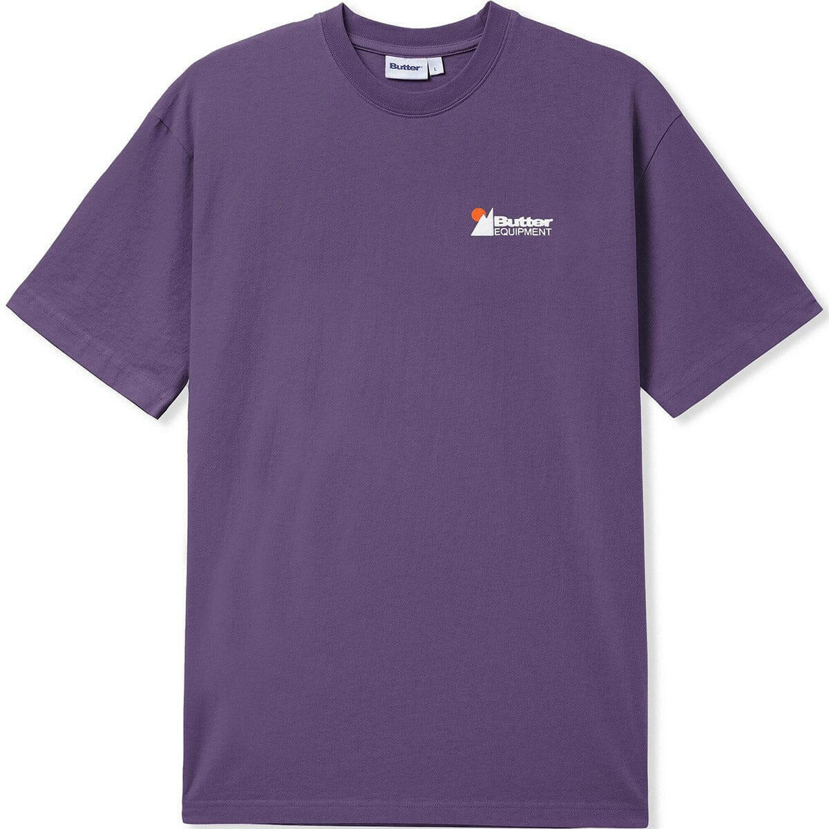Butter Goods - Equipment Pigment Dye Tee Washed Mulberry.