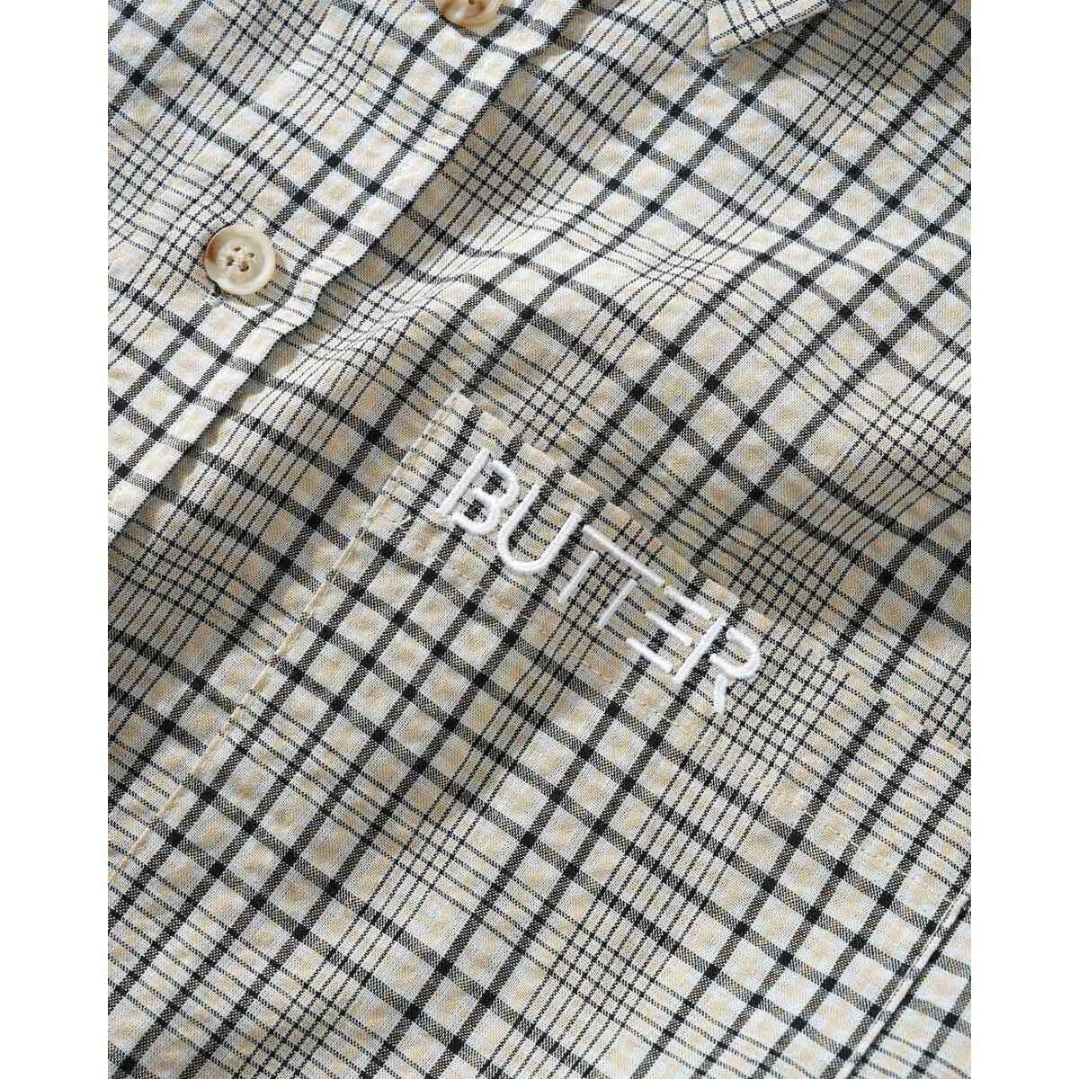 Butter Goods - Equipt Plaid L/S Shirt Grey.