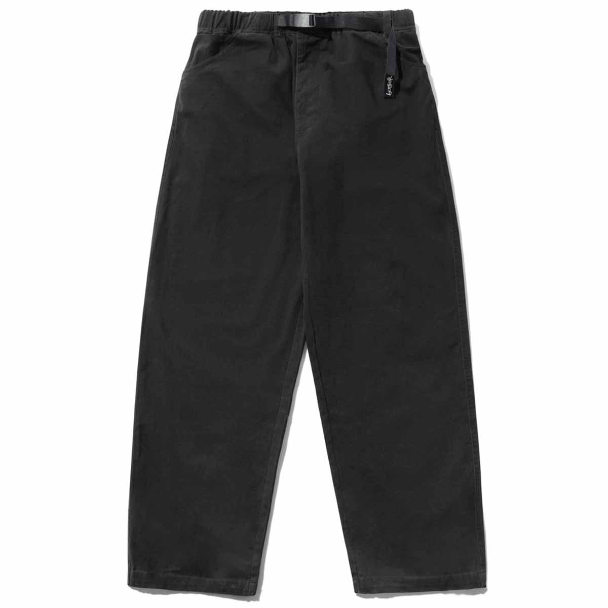 Butter Goods - Everyday Pants Washed Black Front