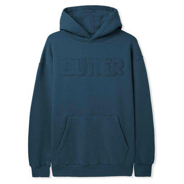 Butter Goods - Fabric Applique Hoodie Denim.