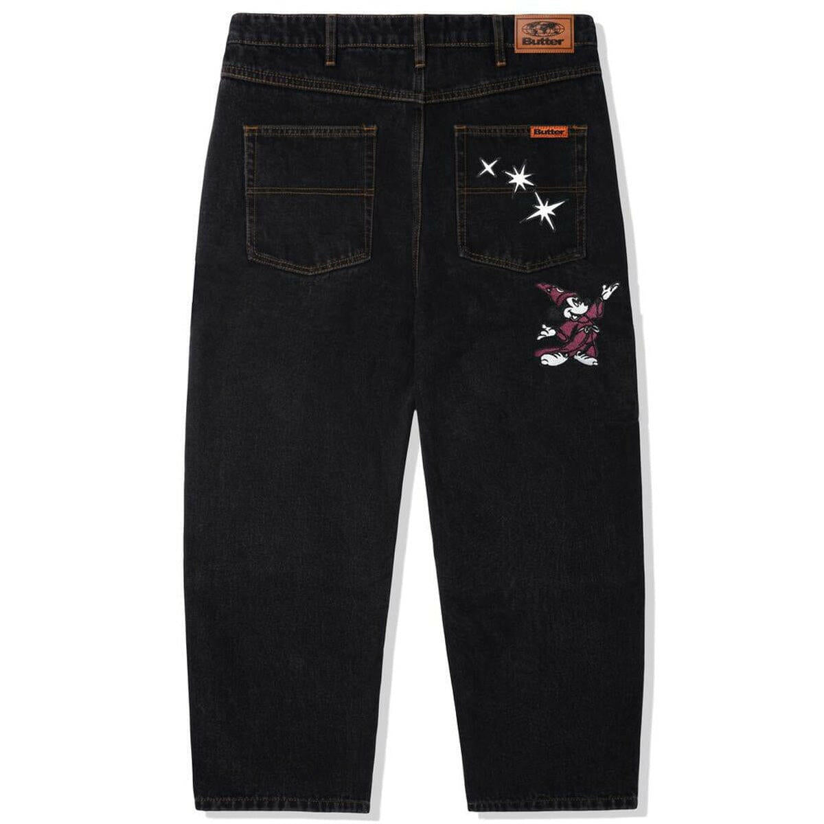 Butter Goods - Fantasia Baggy Denim Jeans Washed Black.