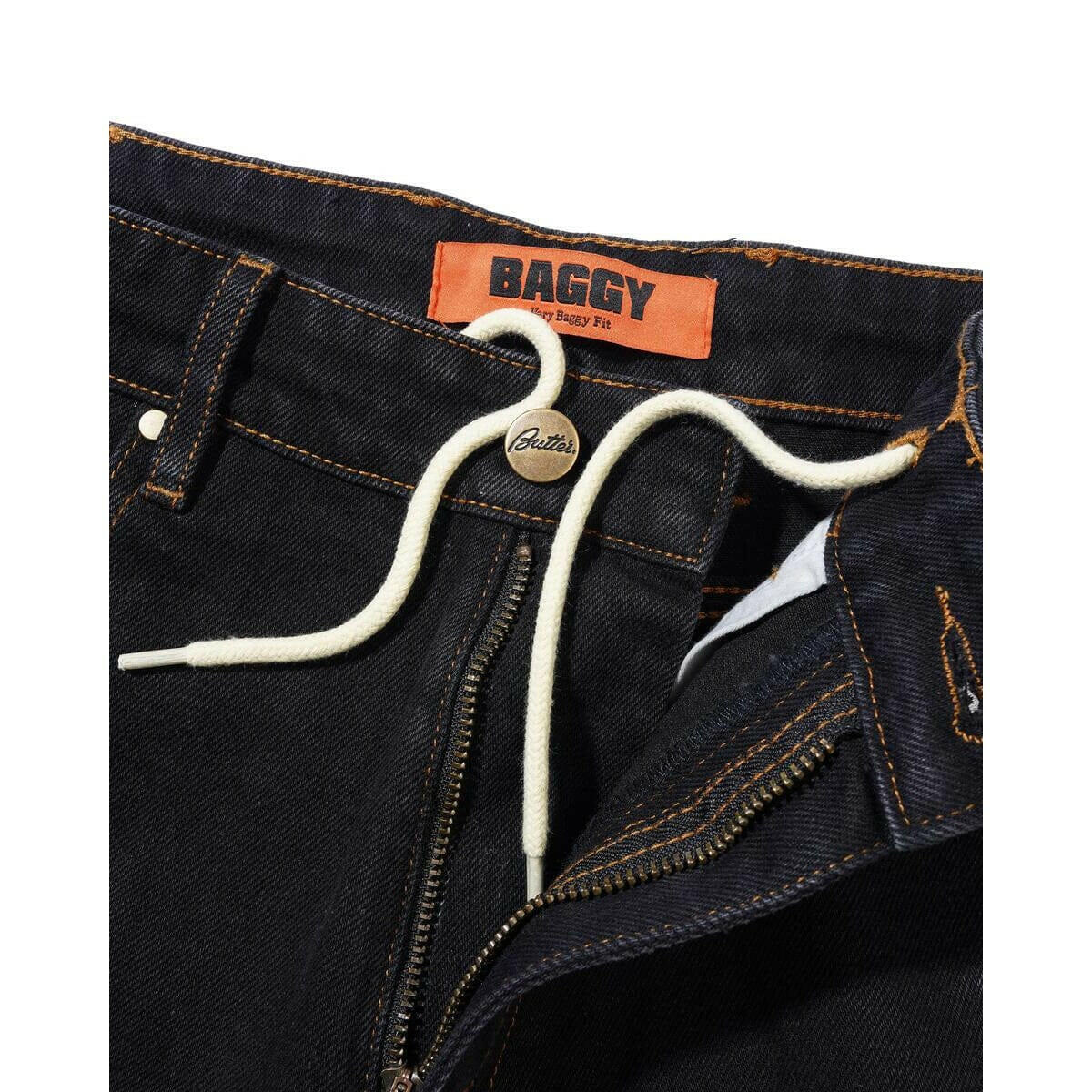 Butter Goods - Fantasia Baggy Denim Jeans Washed Black.