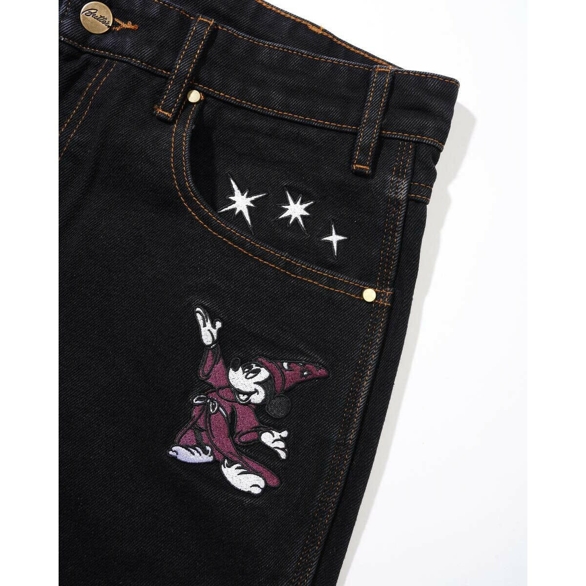 Butter Goods - Fantasia Baggy Denim Jeans Washed Black.