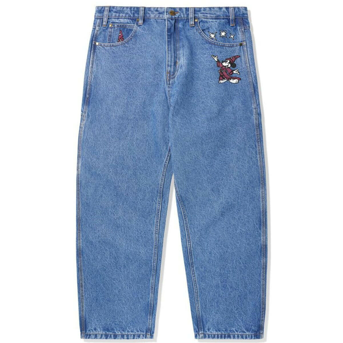 Butter Goods Fantasia Baggy Denim Jeans Washed Indigo