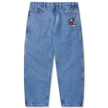 Butter Goods - Fantasia Baggy Denim Jeans Washed Indigo.