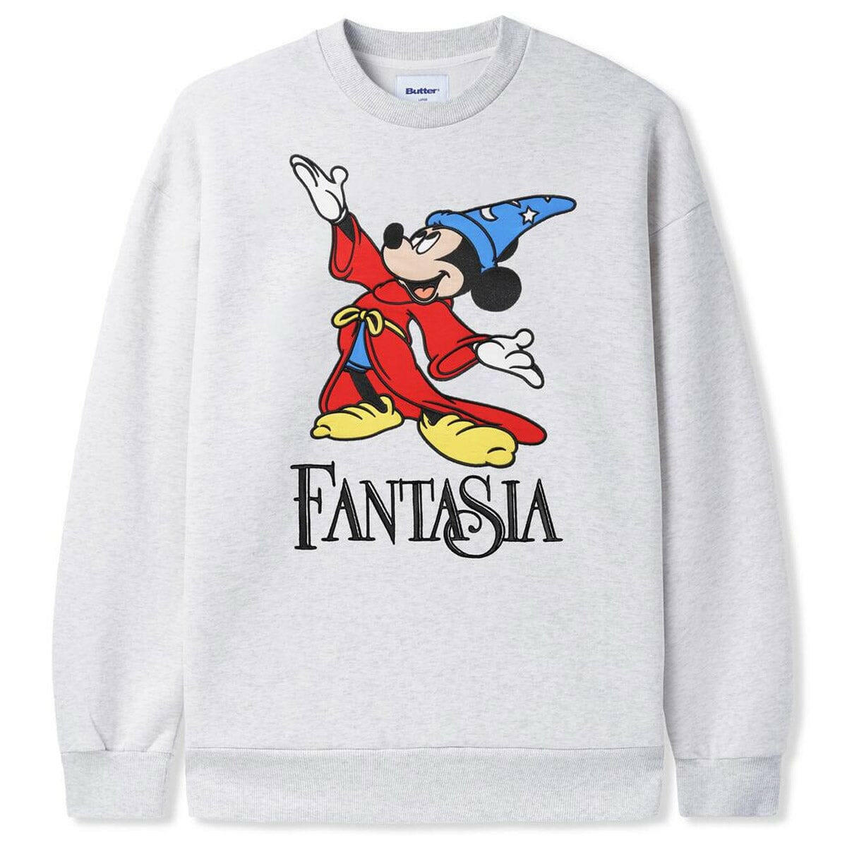 Butter Goods - Fantasia Crew Ash Grey.