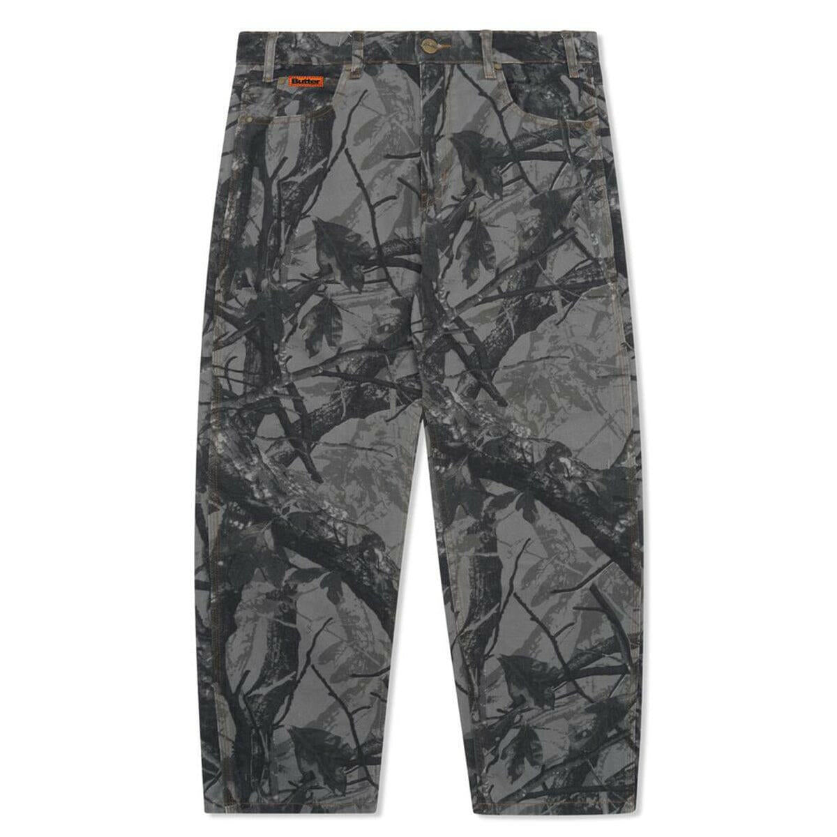 Butter Goods - Foliage Camo Denim Jeans Black.