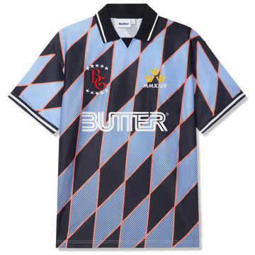 Butter Goods - Football Jersey Blue/Black.
