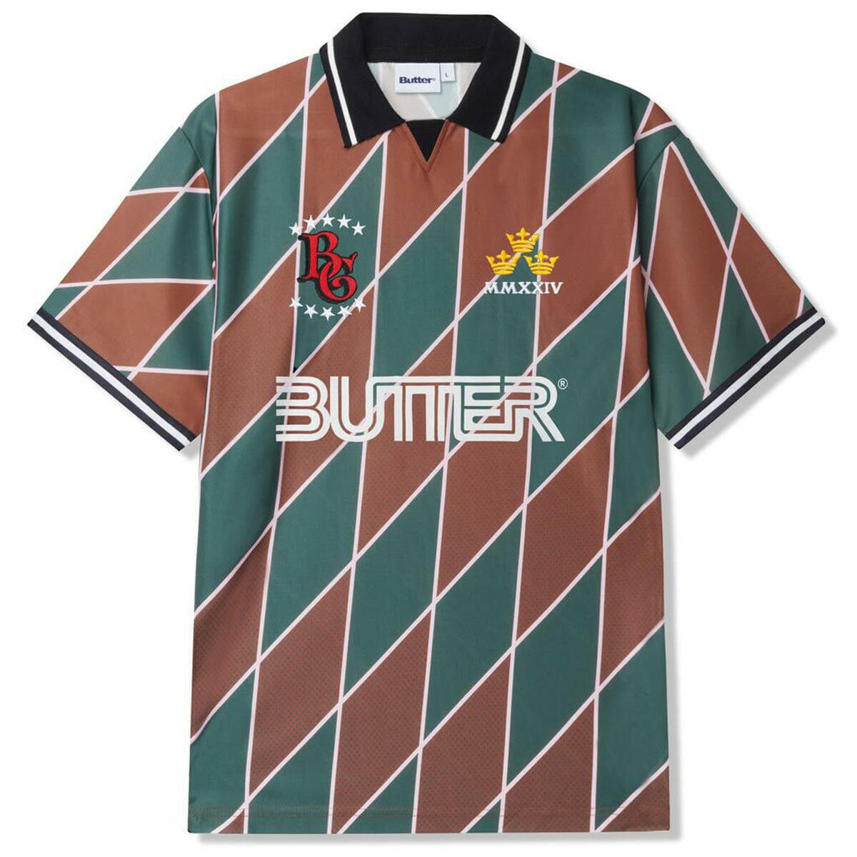 Butter Goods - Football Jersey Green/Brown.