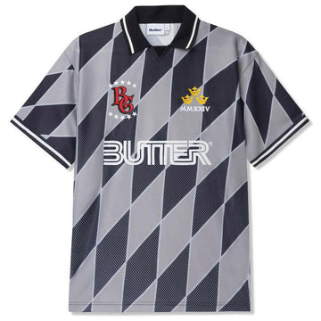 Butter Goods - Football Jersey Grey/Black.