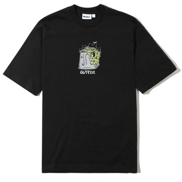 Butter Goods - Garbage Tee Black.