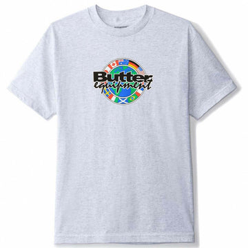 Butter Goods - Global Equipment Tee Ash Grey.