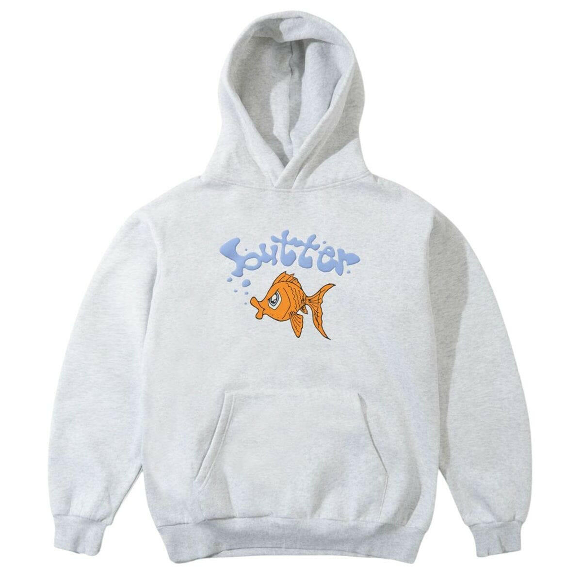Butter Goods - Goldfish Hoodie Ash.