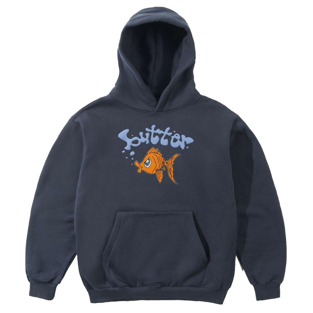 Butter Goods - Goldfish Hoodie Lead Blue.