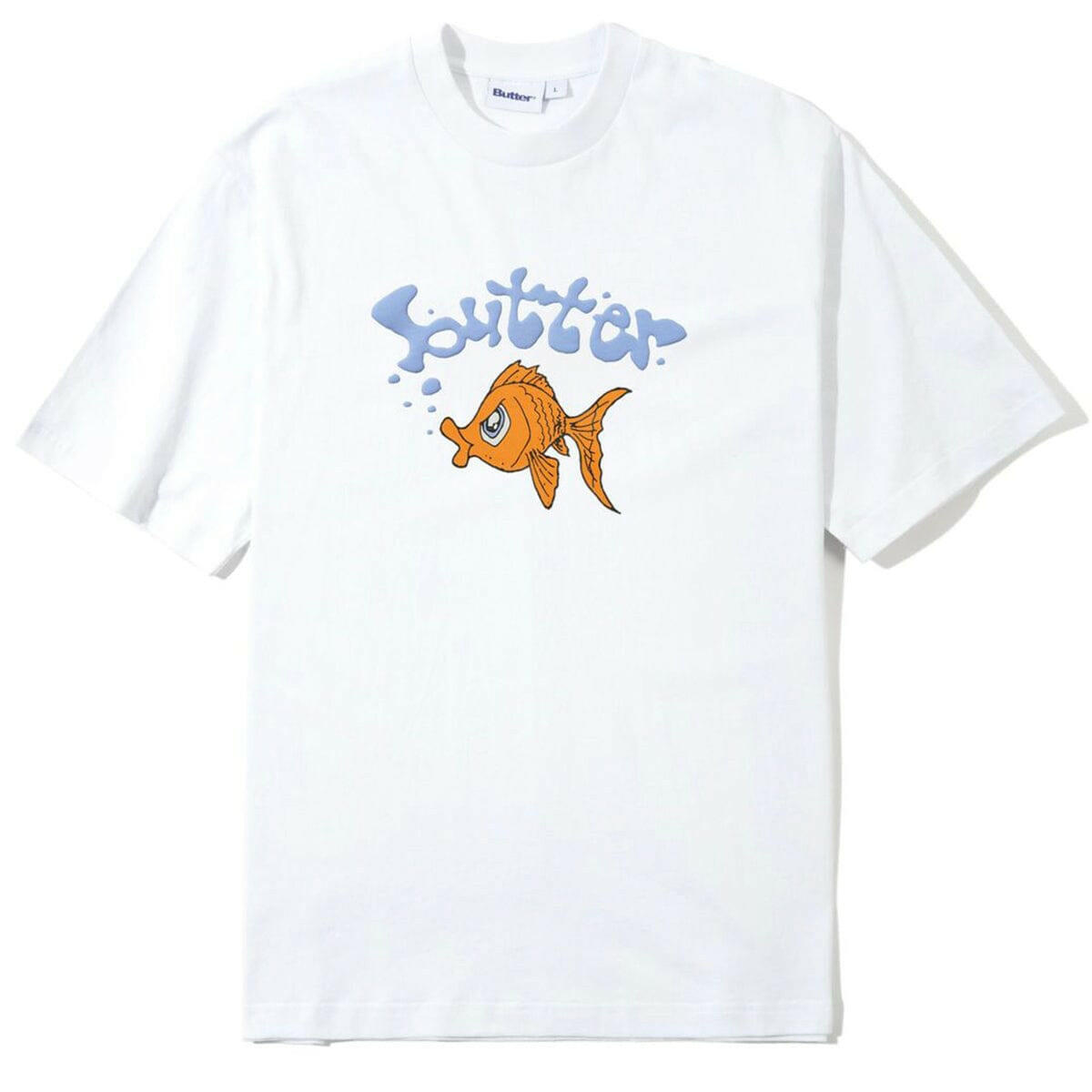 Butter Goods - Goldfish Tee White.