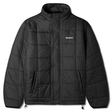 Butter Goods - Grid Puffer Jacket Black.
