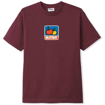 Butter Goods - Grove Tee Burgundy.