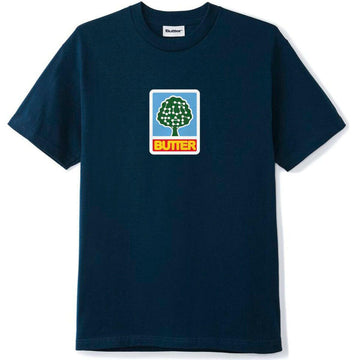 Butter Goods - Growth Tee Navy.